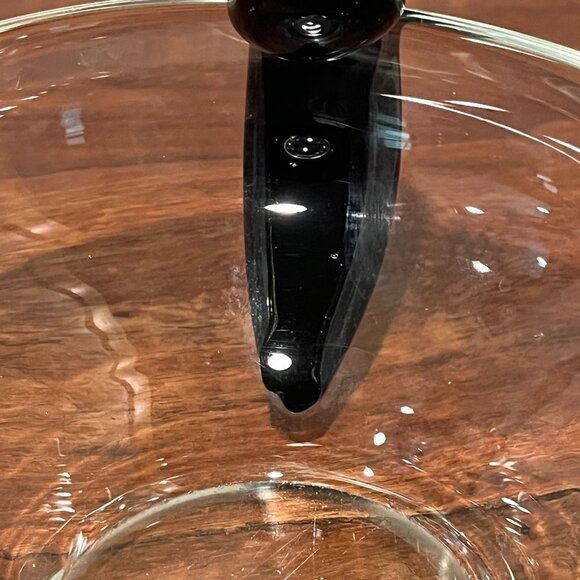 VTG Steuben Inspired Glass Amethyst Snail Scroll Handle Olive Dish Small - Picture 8 of 8